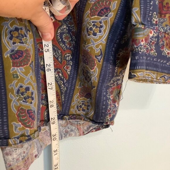 Vintage J.G. Hook Paisley Button-Up – Women’s XL – 100% Cotton Long Sleeve - Picture 3 of 11